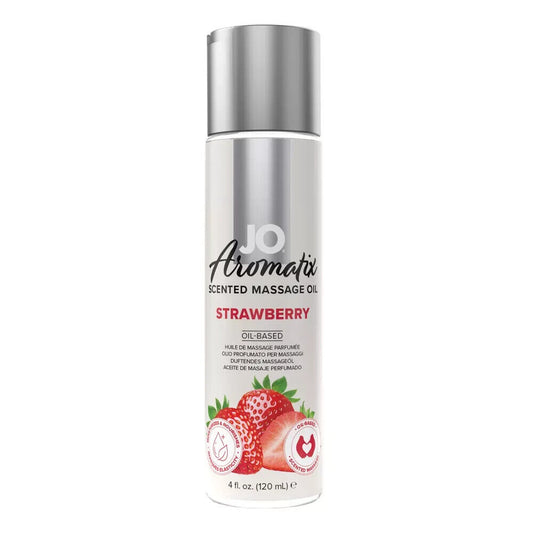 JO Aromatix Strawberry Massage Oil 4 oz